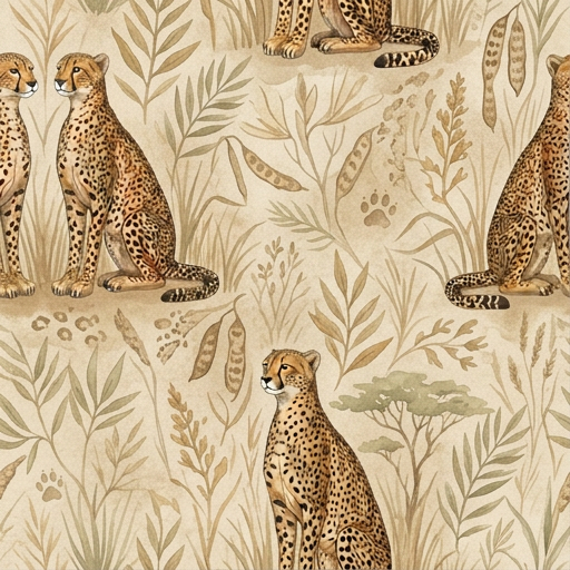 Cheetah Savannah Scene 3 Wallpaper and Wall Murals South Africa Cheetah Savannah Scene