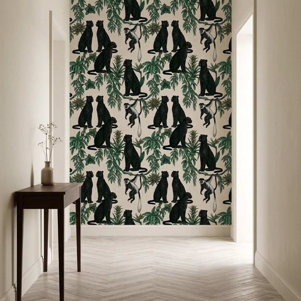 Prowling Panthers 2 Wallpaper and Wall Murals South Africa Prowling Panthers shown in a bedroom
