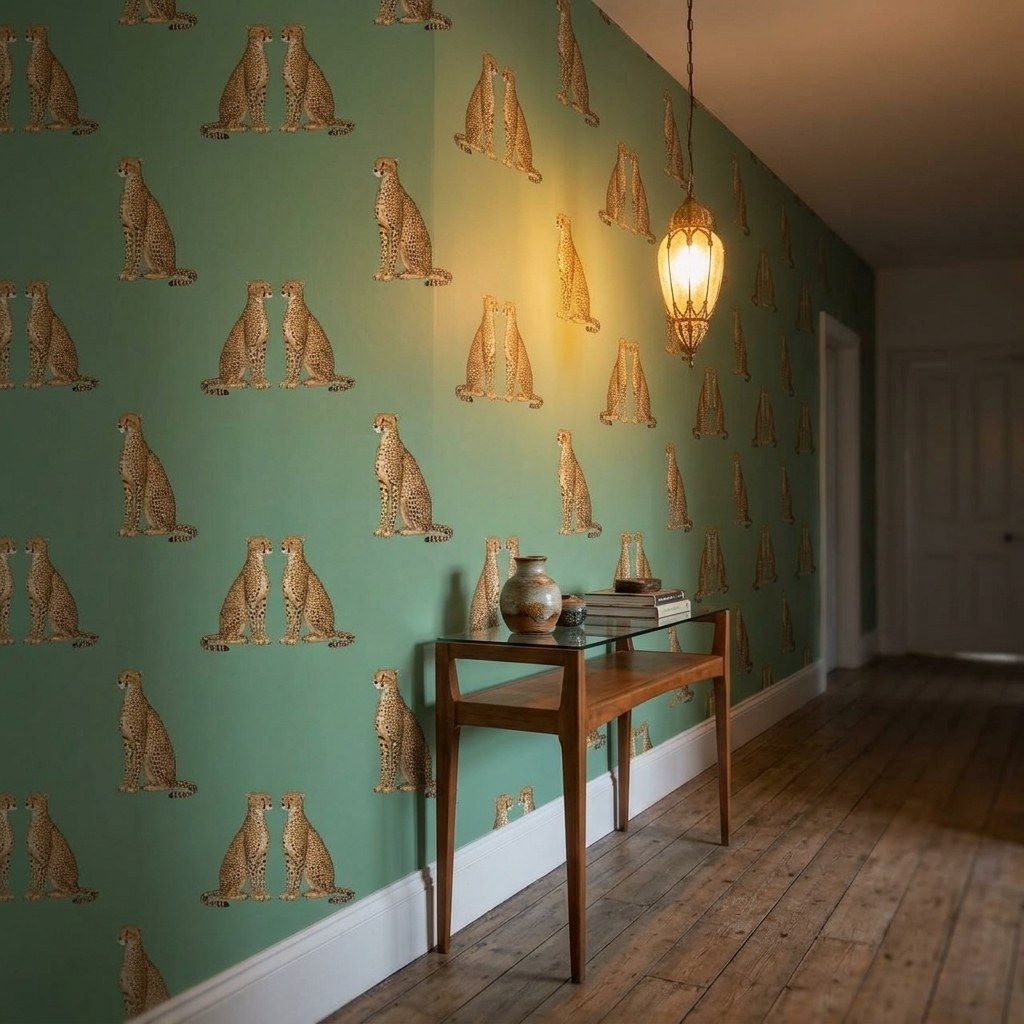 Cheetah Pairs 1 Wallpaper and Wall Murals South Africa Cheetah Pairs shown in a bedroom