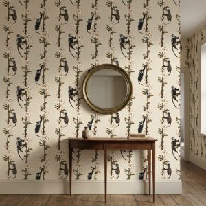 Monkeys In Blossom shown in a bedroom