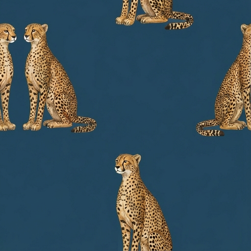 Midnight Cheetah 3 Wallpaper and Wall Murals South Africa Midnight Cheetah