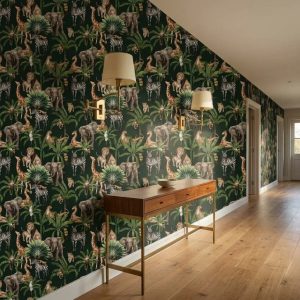 Dark Jungle Safari shown in a living room