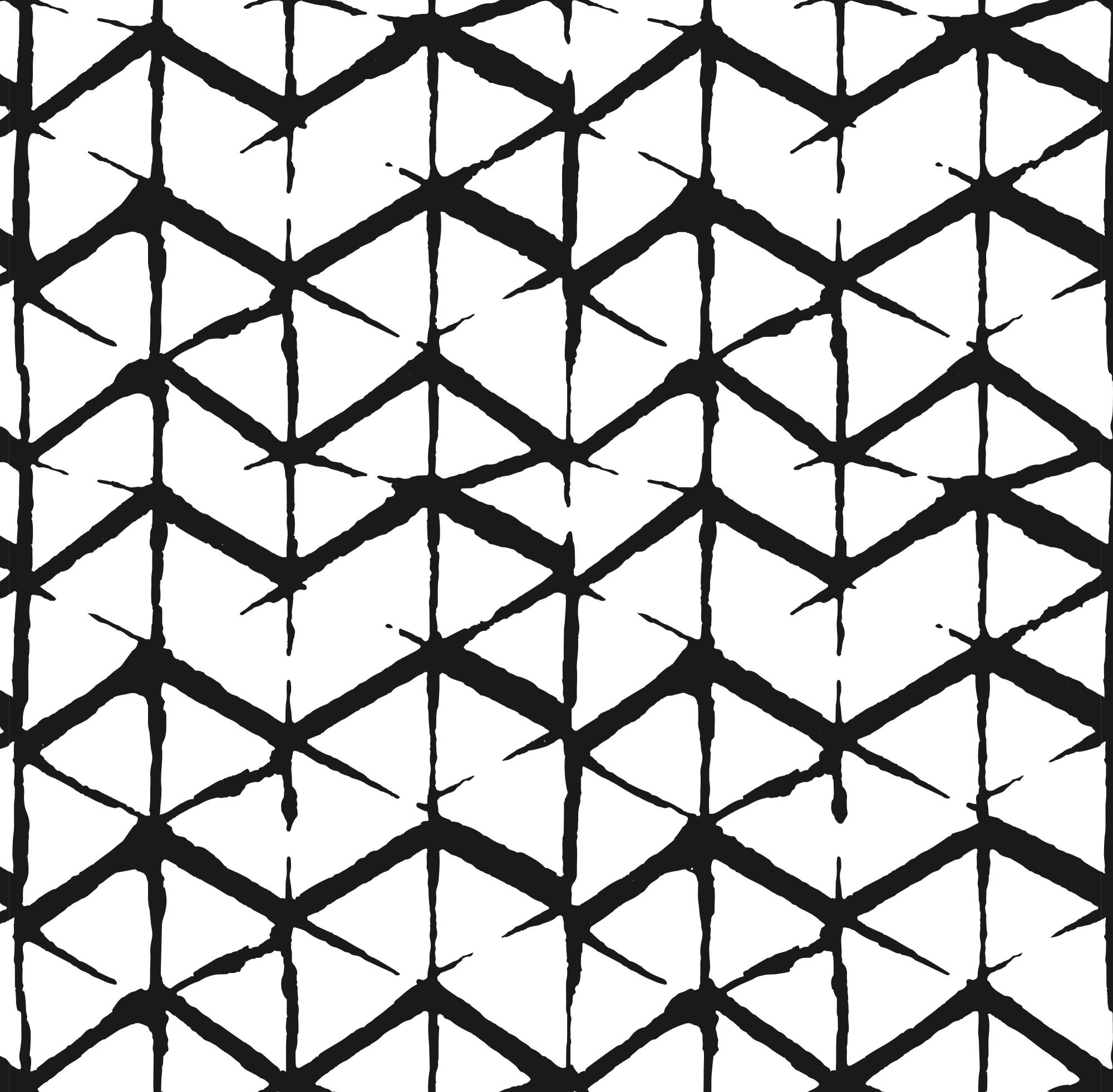 Jato Black Wallpaper 2 Wallpaper and Wall Murals South Africa Jato Black Wallpaper, hand-drawn triangle pattern in black and white wallpaper - WallpaperOnline
