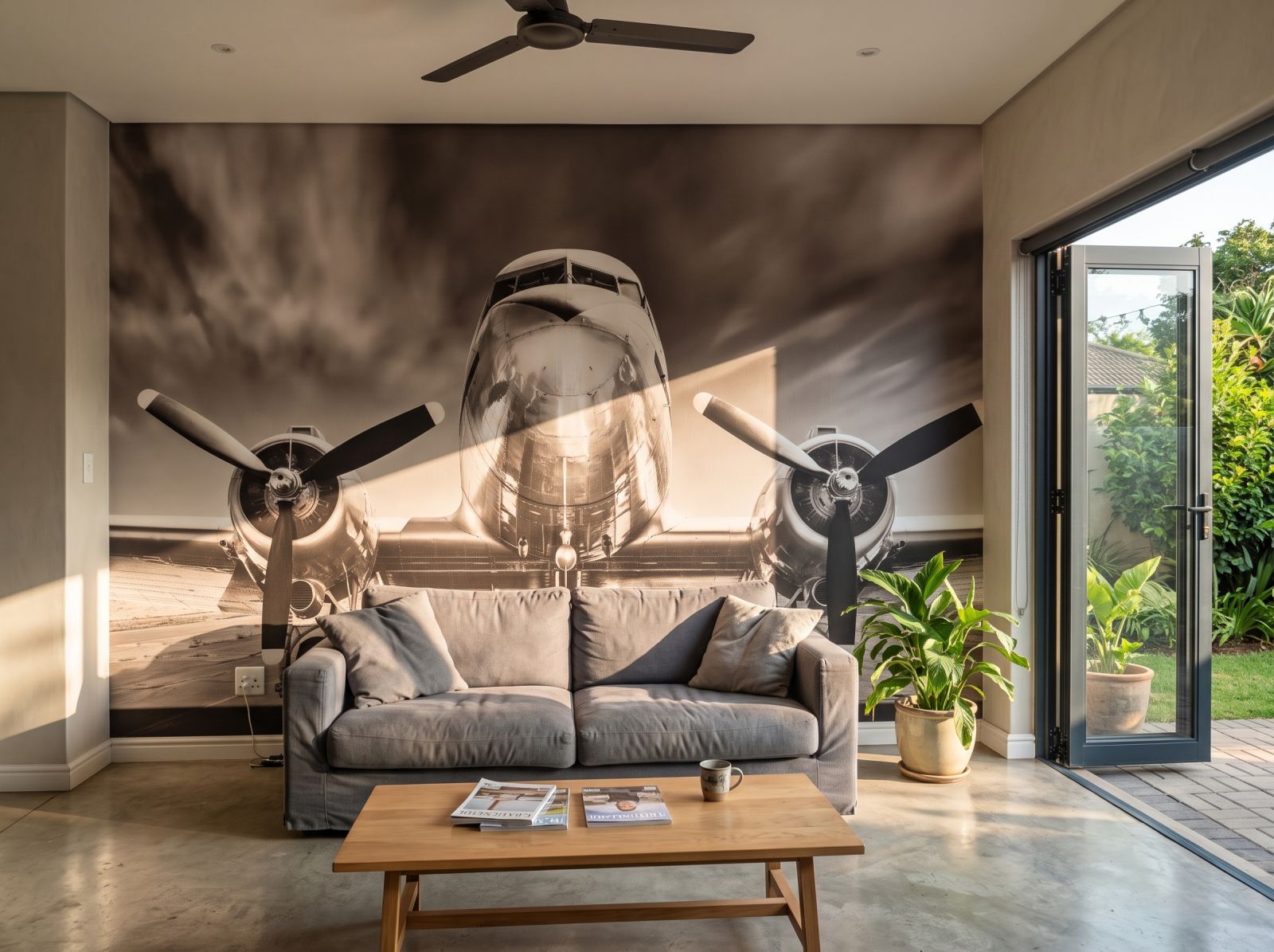 Mural Revolution Heights 1 Wallpaper and Wall Murals South Africa Mural Revolution Heights shown in a living room