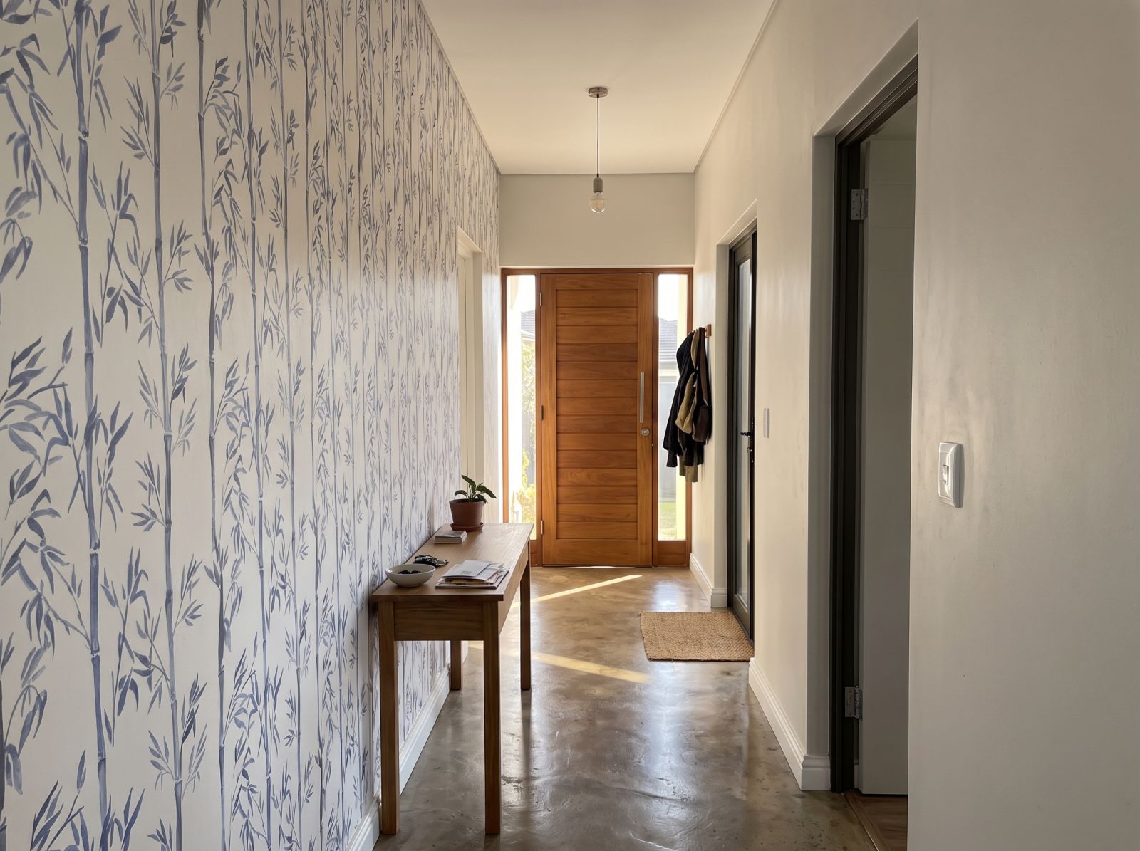 Watermark Bam Wallpaper 3 Wallpaper and Wall Murals South Africa Watermark Bam Wallpaper shown in a hallway