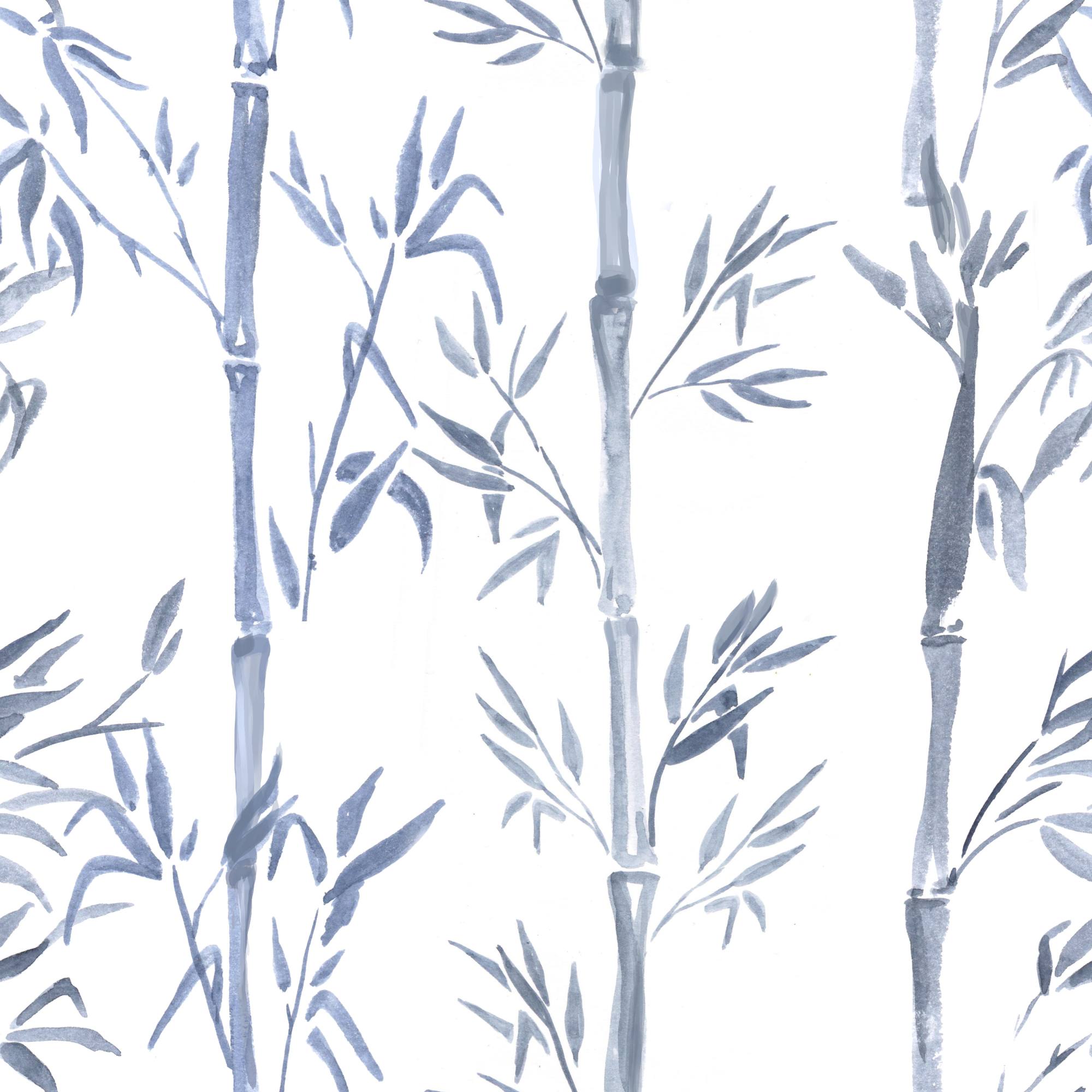 Watermark Bam Wallpaper 1 Wallpaper and Wall Murals South Africa Watermark Bamboo, bamboo stems and leaves in blue-grey wallpaper - WallpaperOnline