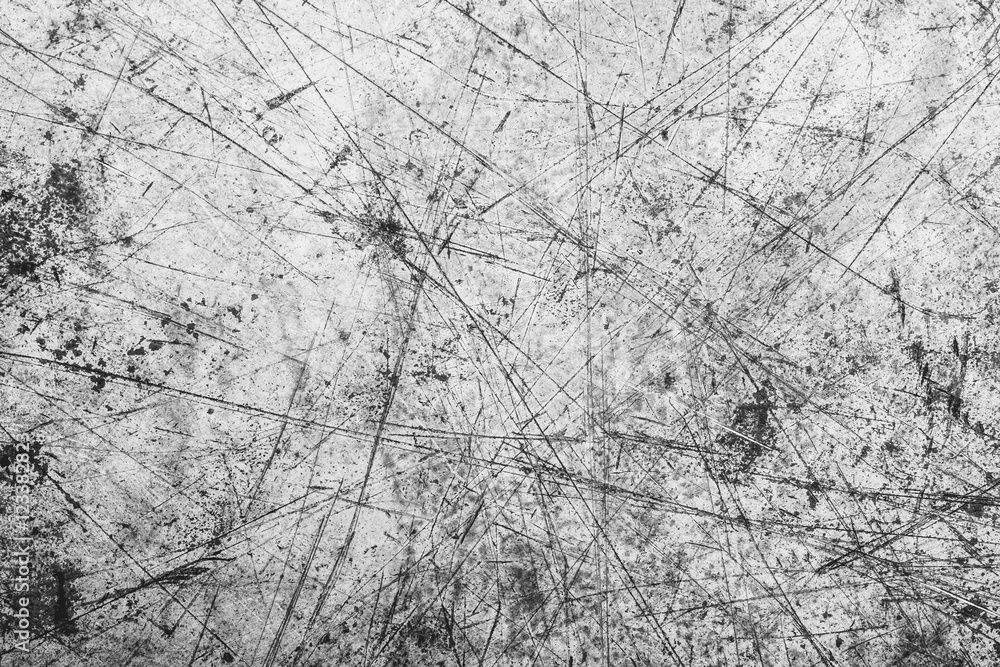 Scratched Metal Mural 2 Wallpaper and Wall Murals South Africa Scratched Metal Surface, scratched metal texture in grey and white mural - WallpaperOnline