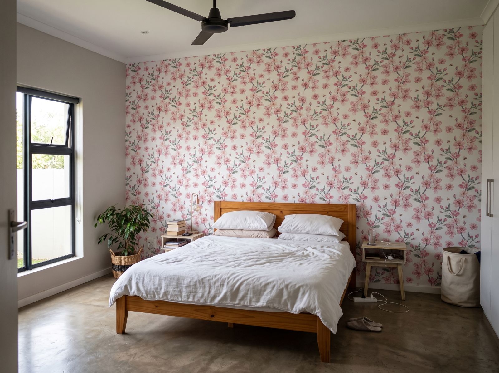 Radiant Dior Wallpaper 1 Wallpaper and Wall Murals South Africa Radiant Dior Wallpaper shown in a bedroom