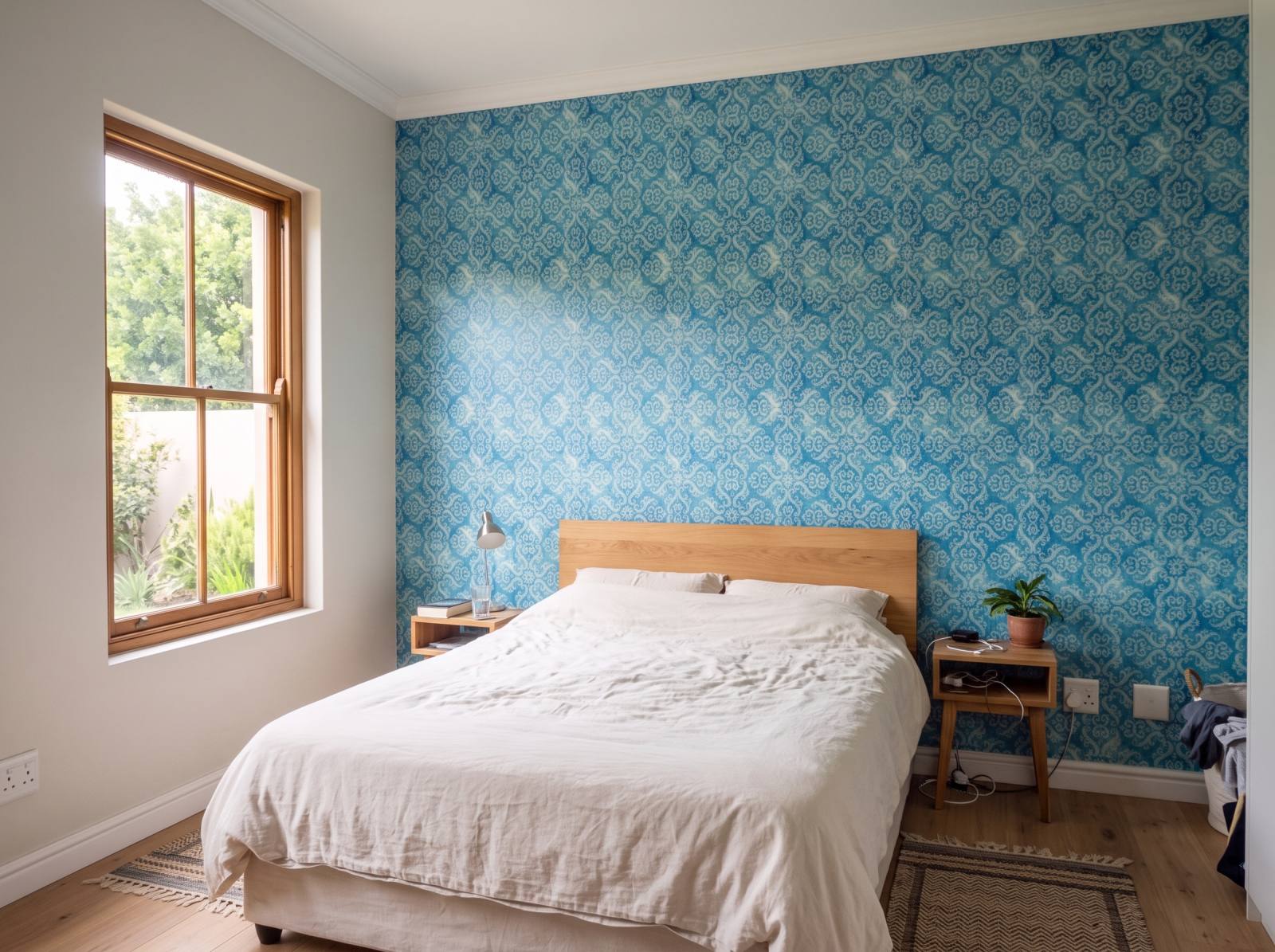 Crystal Clear Wallpaper 3 Wallpaper and Wall Murals South Africa Crystal Clear Wallpaper shown in a bedroom