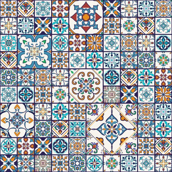 Blanc Micro Tile Wallpaper