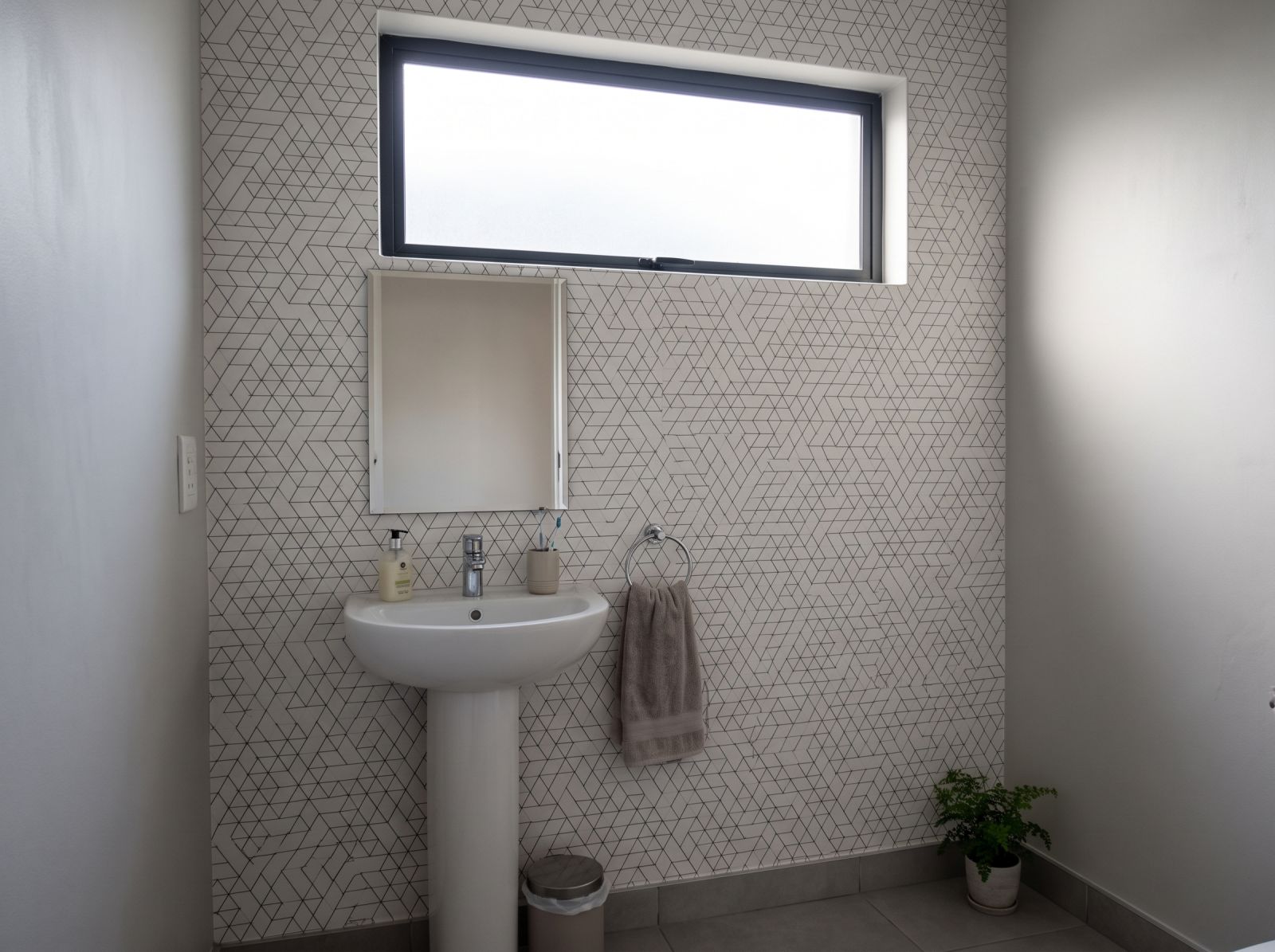 Pythagoras Wallpaper 3 Wallpaper and Wall Murals South Africa Pythagoras Wallpaper shown in a bathroom