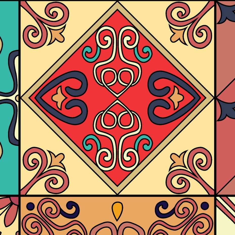 Navas Tile Wallpaper 4 Wallpaper and Wall Murals South Africa Navas Tile Wallpaper close-up showing texture and colour