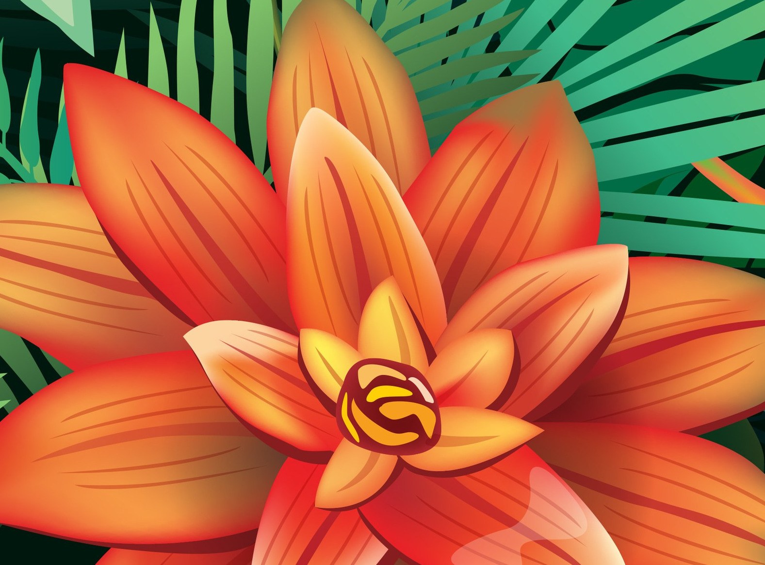 Mural Jungle Summer 4 Wallpaper and Wall Murals South Africa Mural Jungle Summer close-up showing texture and colour