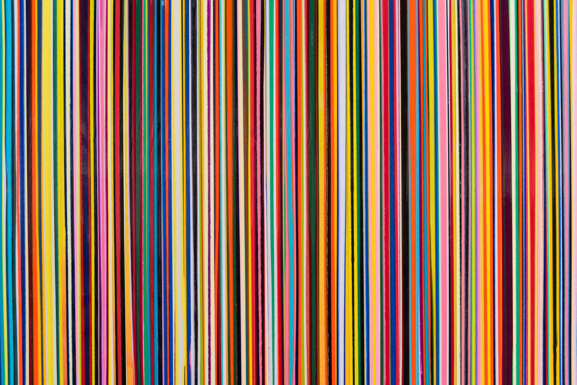 Mural Modern Thin Stripes 2 Wallpaper and Wall Murals South Africa Modern Thin Stripes, striped pattern in orange, pink and teal mural - WallpaperOnline