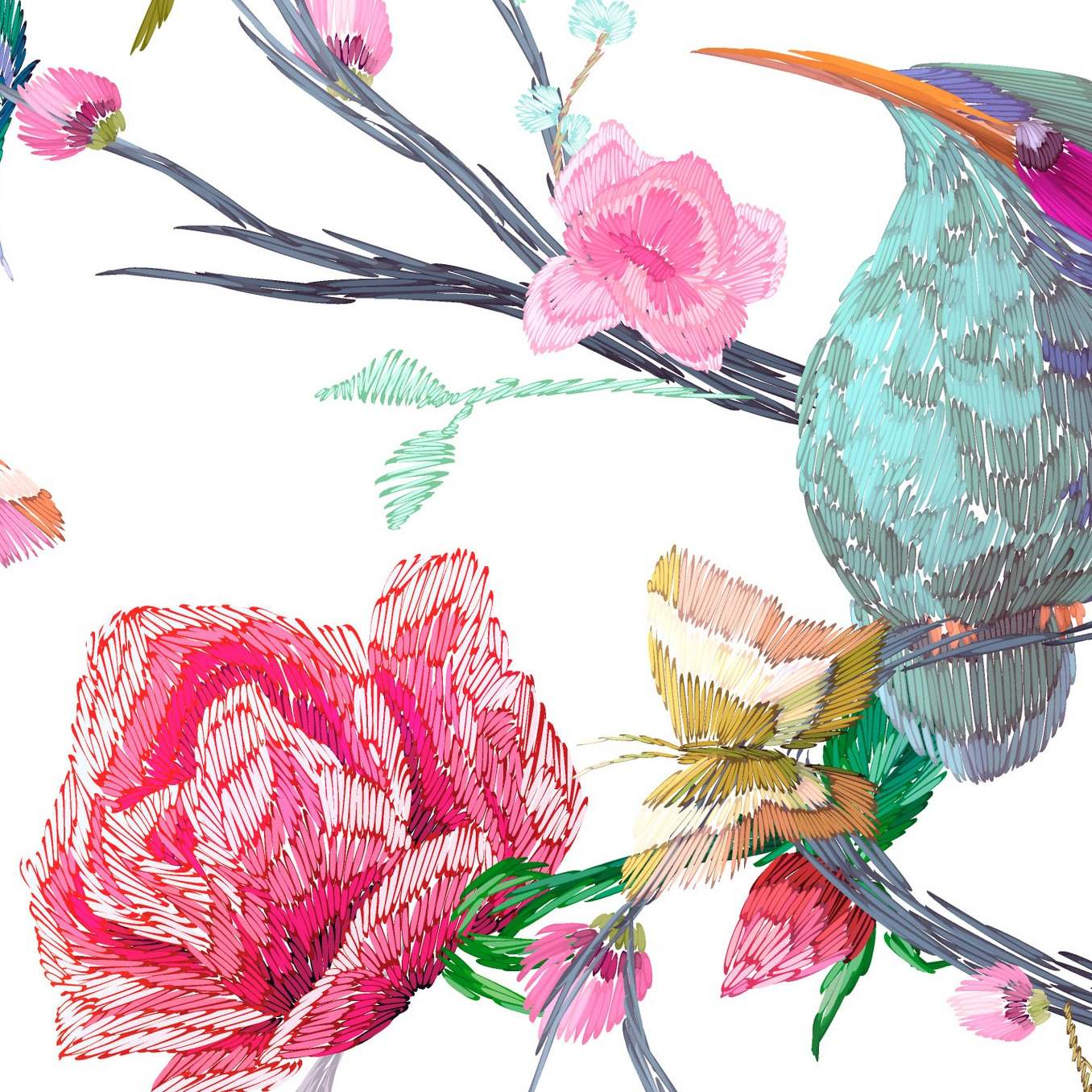 Sheen Quill Spring Wallpaper 4 Wallpaper and Wall Murals South Africa Sheen Quill Spring Wallpaper close-up showing texture and colour