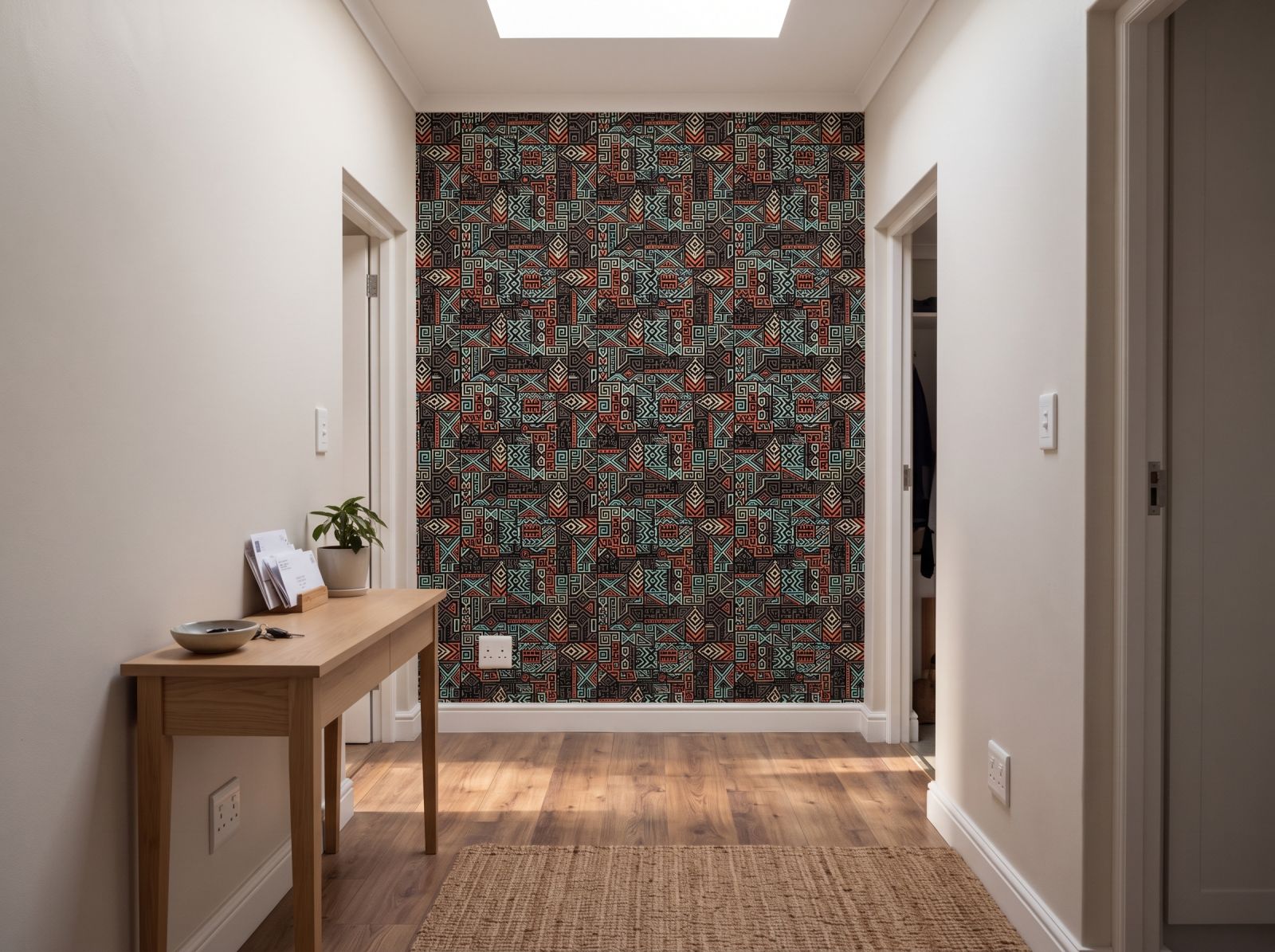 Numonti Wallpaper 3 Wallpaper and Wall Murals South Africa Numonti Wallpaper shown in a hallway