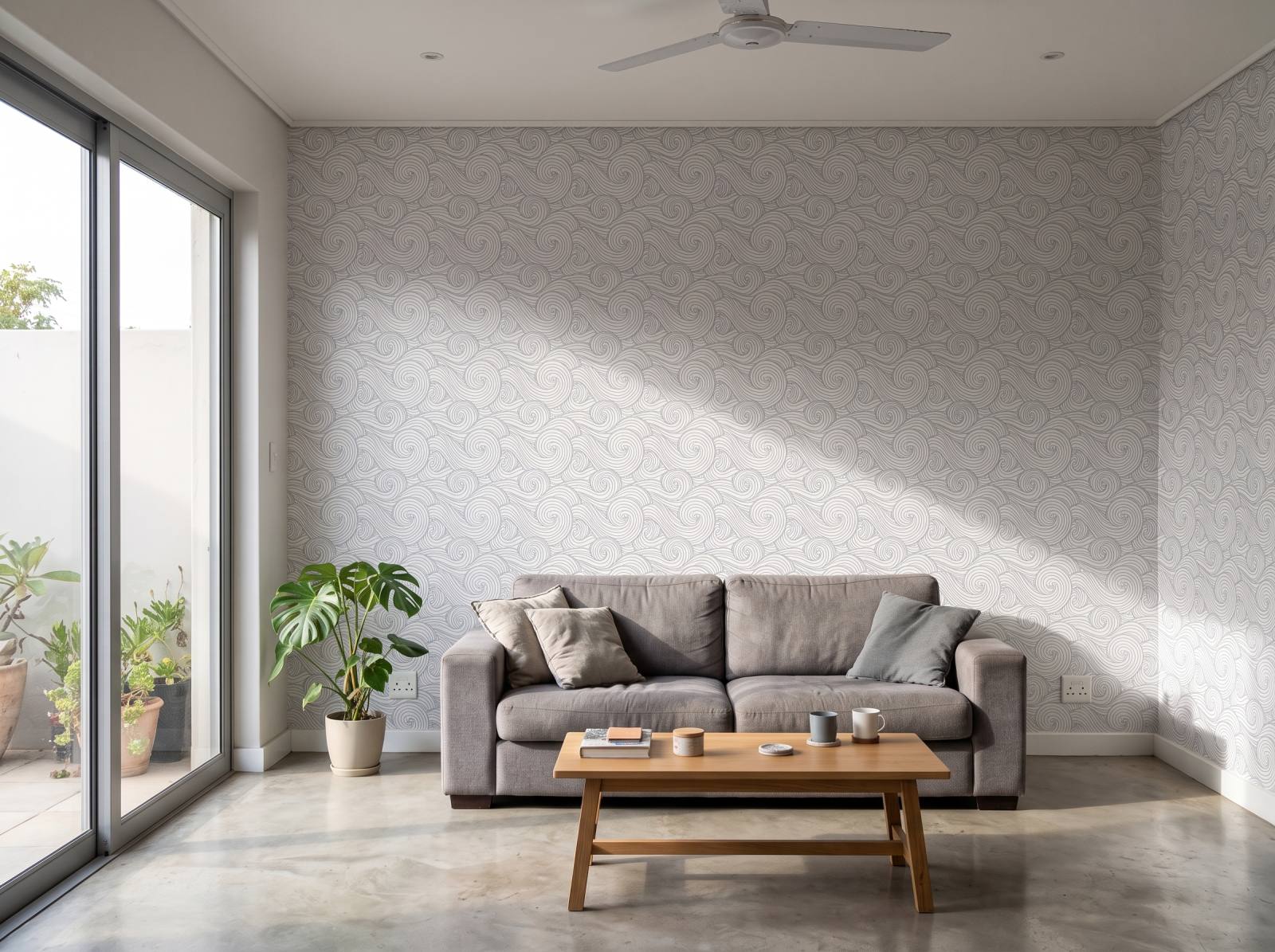 Winds Wallpaper 1 Wallpaper and Wall Murals South Africa Winds Wallpaper shown in a living room