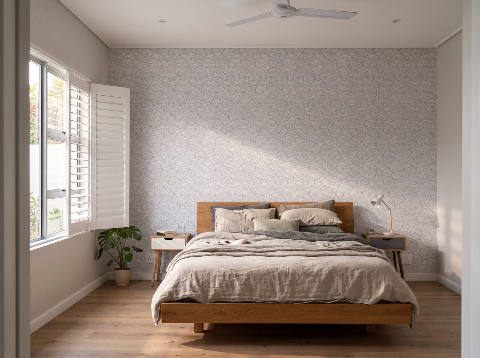 Winds Wallpaper 3 Wallpaper and Wall Murals South Africa Winds Wallpaper shown in a bedroom