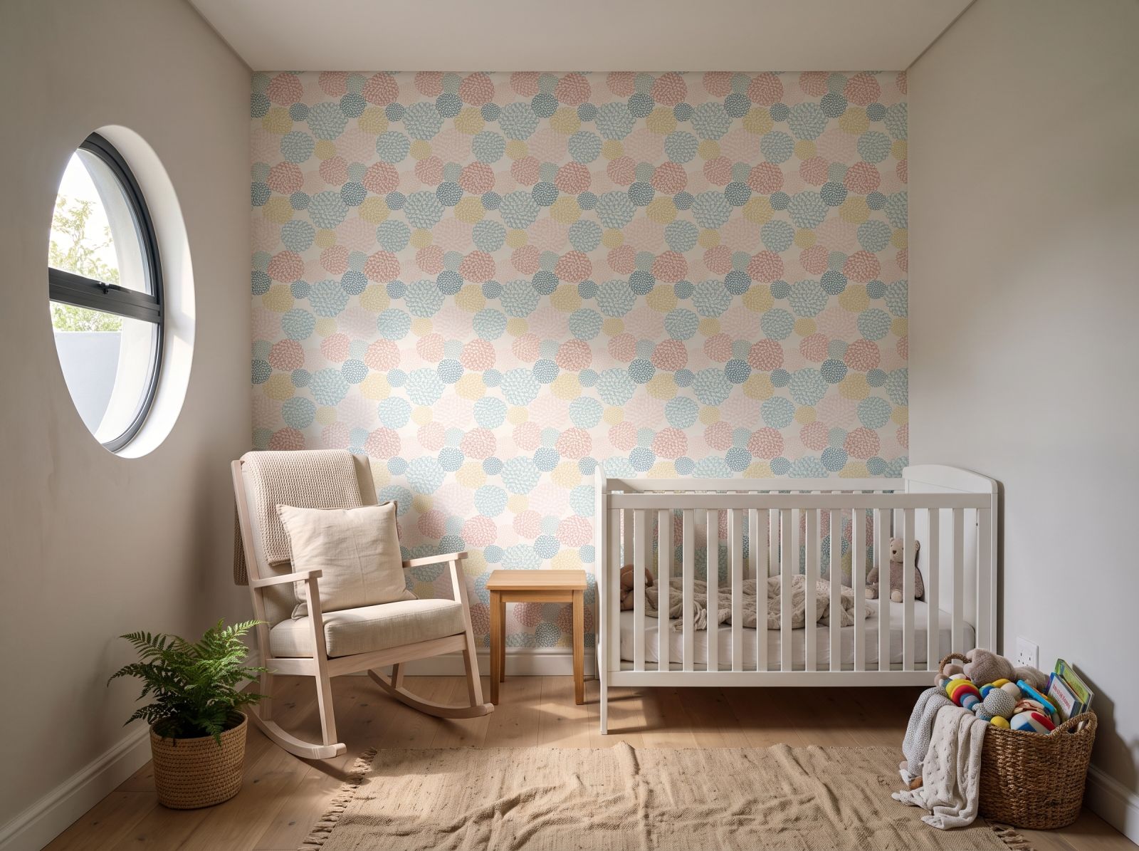Dawdle Wallpaper 3 Wallpaper and Wall Murals South Africa Dawdle Wallpaper shown in a nursery