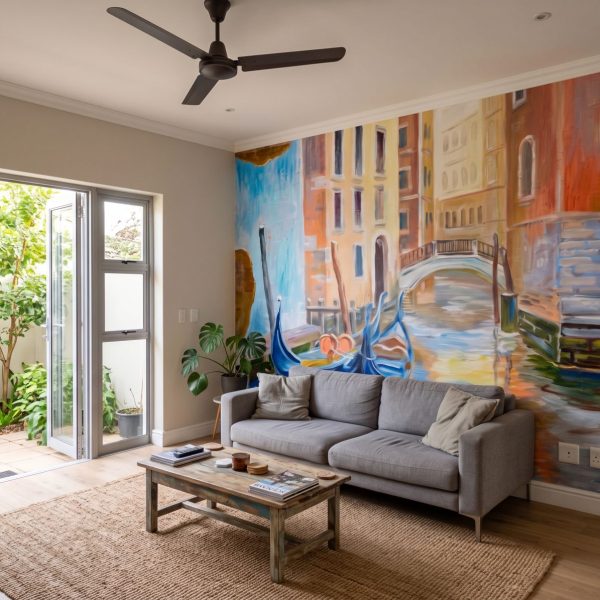 Mural Oil Paint Canal