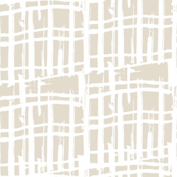 Jute Wallpaper, woven grid texture in beige and white wallpaper - WallpaperOnline