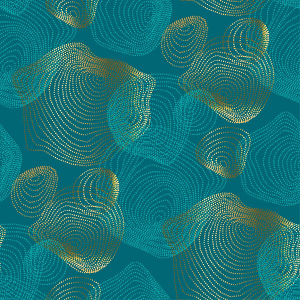 Spirograph Wallpaper, spiral dotwork in teal and gold wallpaper - WallpaperOnline