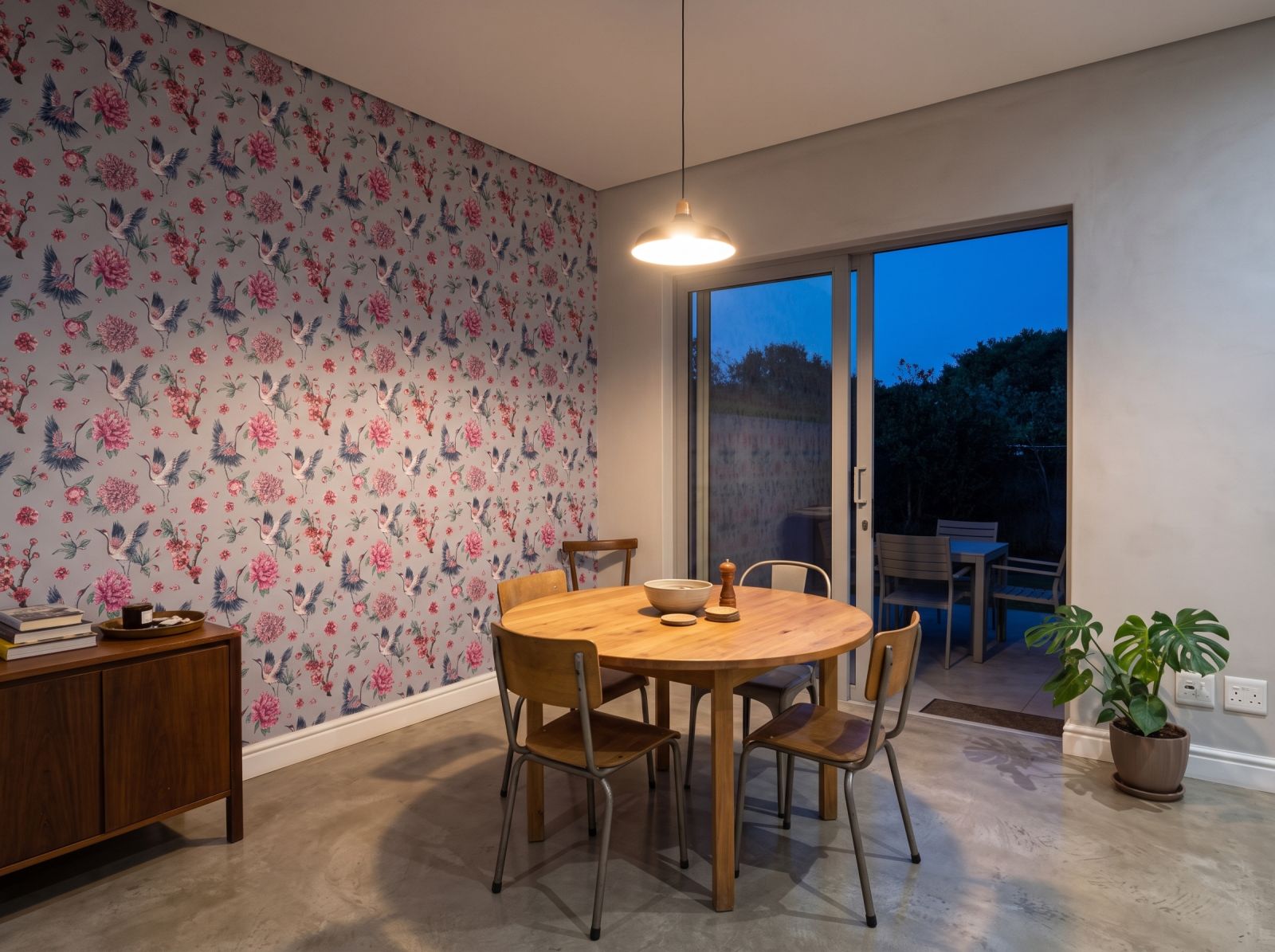 Flushing Cranes Wallpaper 3 Wallpaper and Wall Murals South Africa Flushing Cranes Wallpaper shown in a dining room