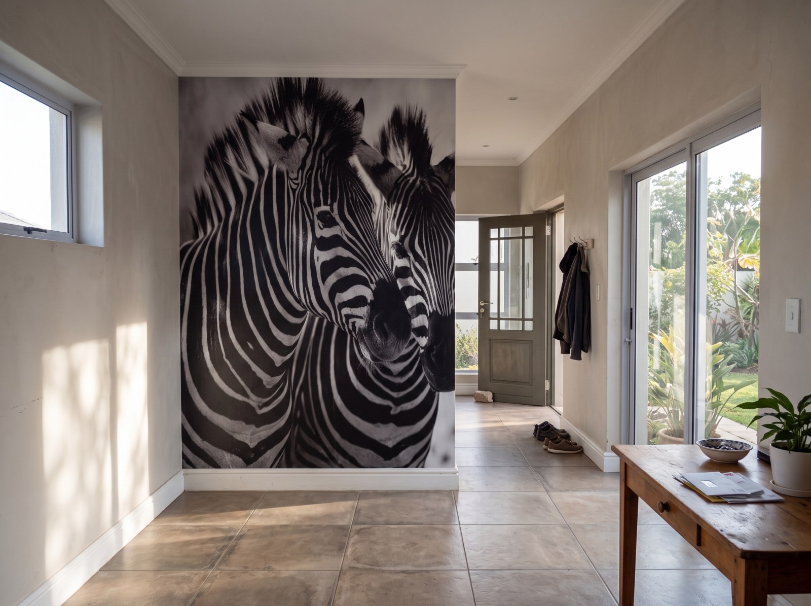 Mural United Stripes 3 Wallpaper and Wall Murals South Africa Mural United Stripes shown in a bedroom