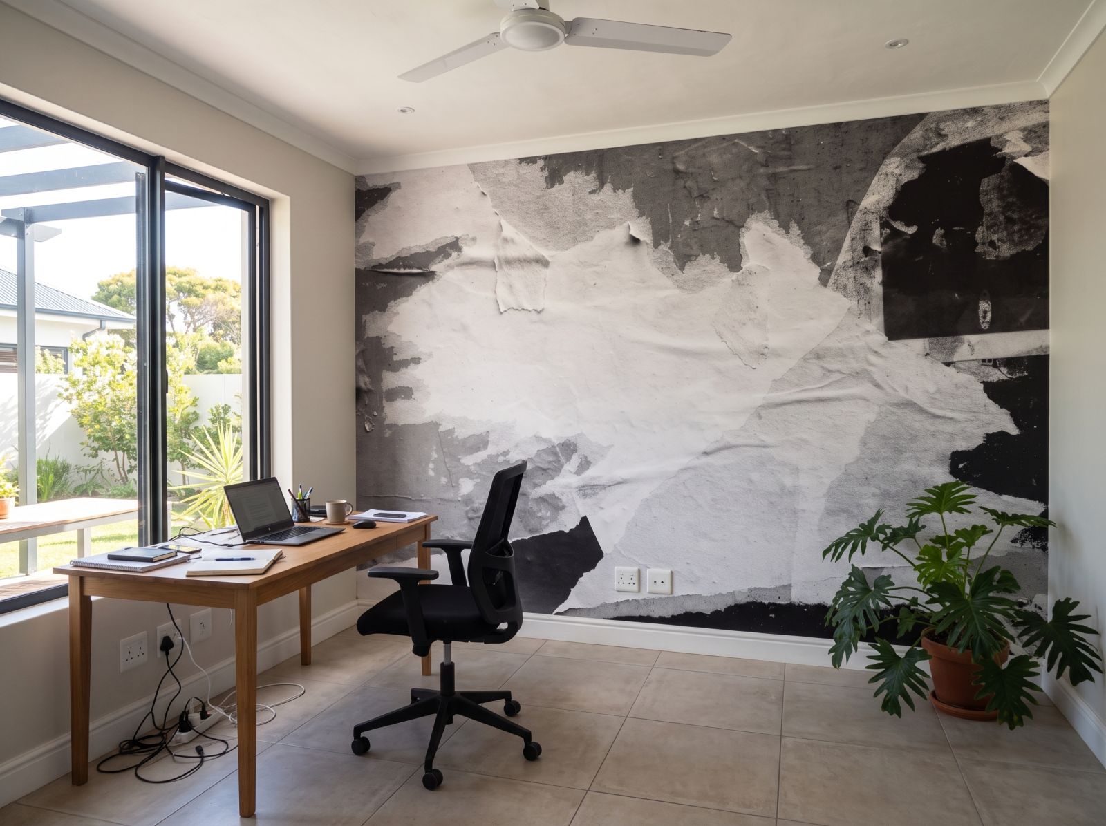 Mural Torn with Time 3 Wallpaper and Wall Murals South Africa Mural Torn with Time shown in a bedroom