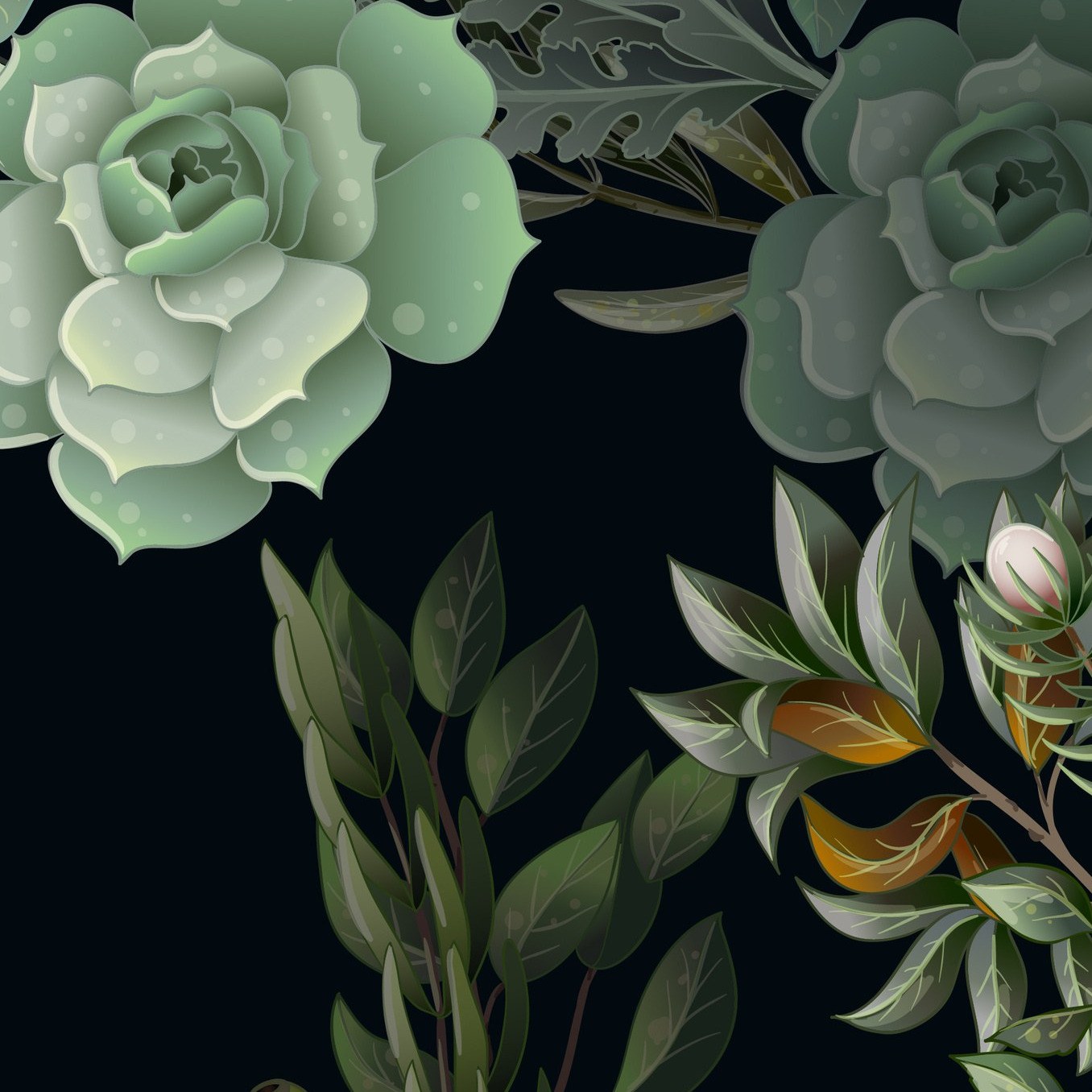 Mana Dark Wallpaper 4 Wallpaper and Wall Murals South Africa Mana Dark Wallpaper close-up showing texture and colour