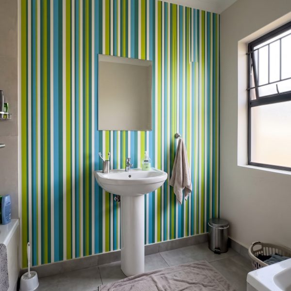Tropical Tides Stripes Wallpaper