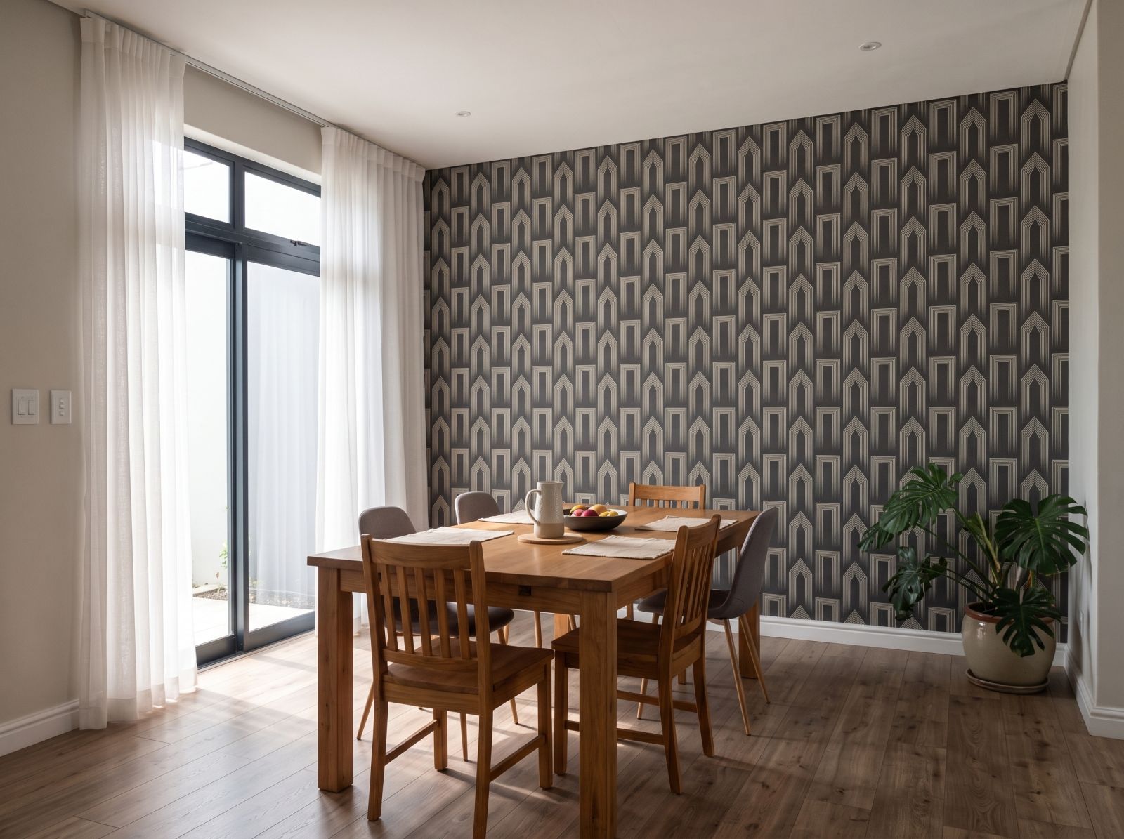 Cities Wallpaper 3 Wallpaper and Wall Murals South Africa Cities Wallpaper shown in a dining room