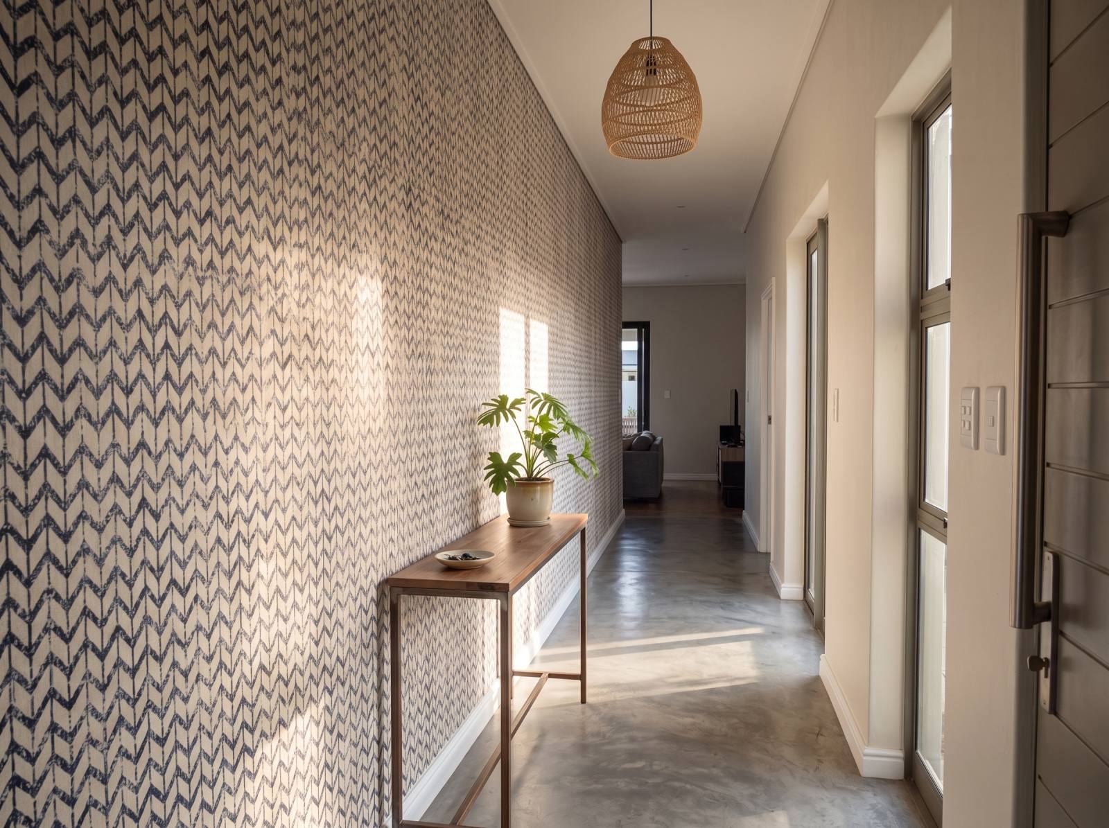 Stained Incline Wallpaper 3 Wallpaper and Wall Murals South Africa Stained Incline Wallpaper shown in a hallway
