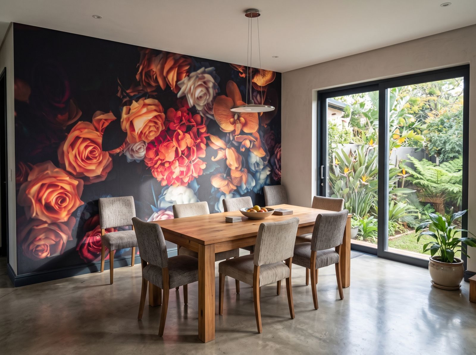 Mural Domonique 1 Wallpaper and Wall Murals South Africa Mural Domonique shown in a dining room