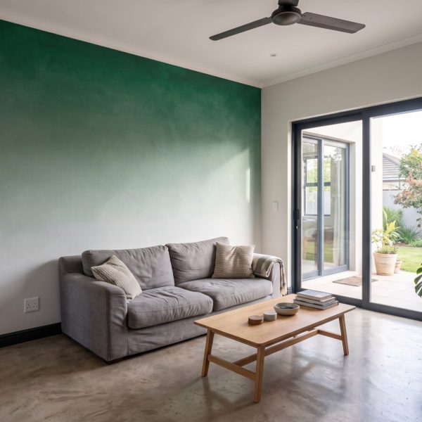 Mural Emerald Fade