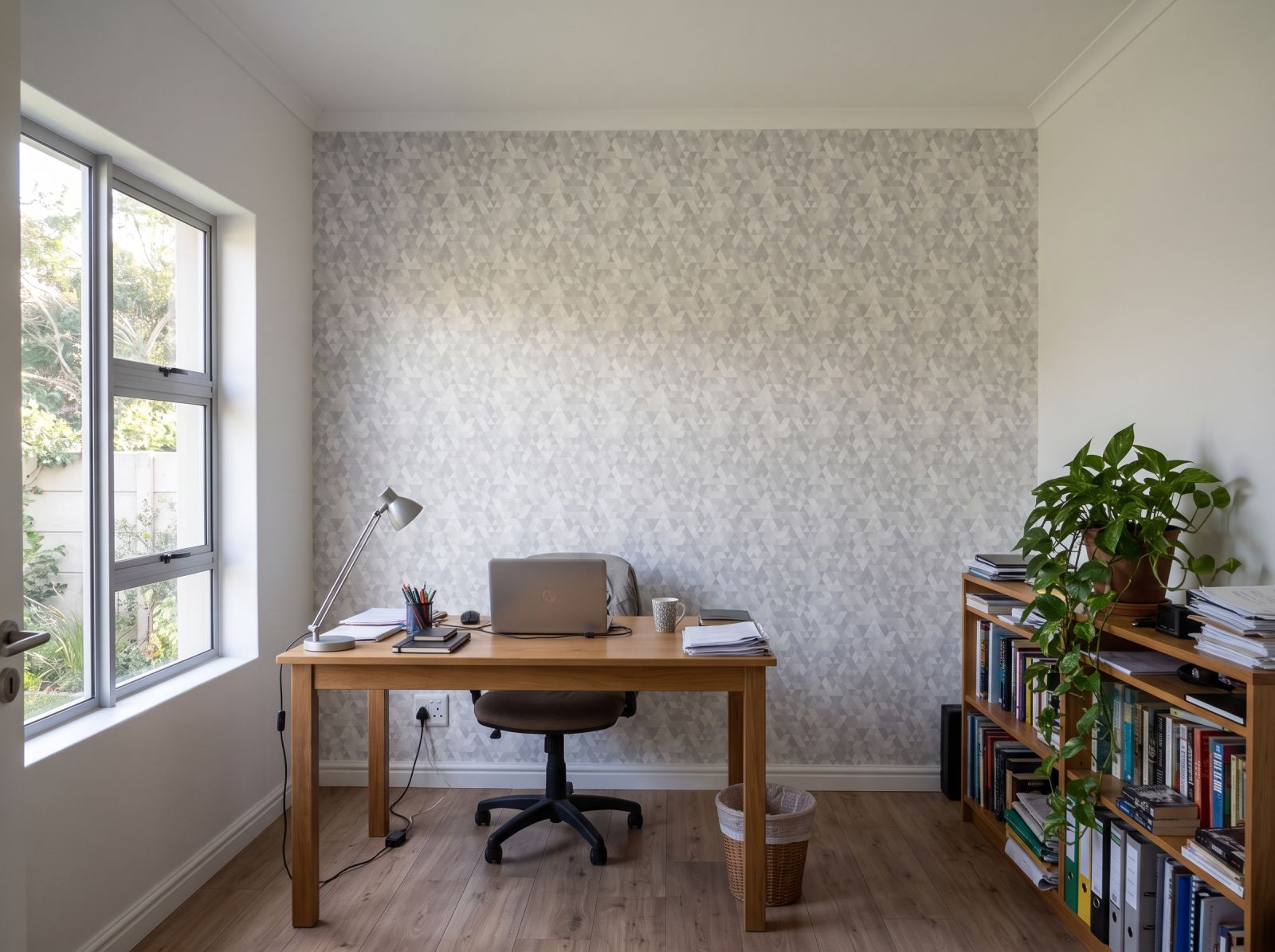 Magnus Wallpaper 1 Wallpaper and Wall Murals South Africa Magnus Wallpaper shown in a home office