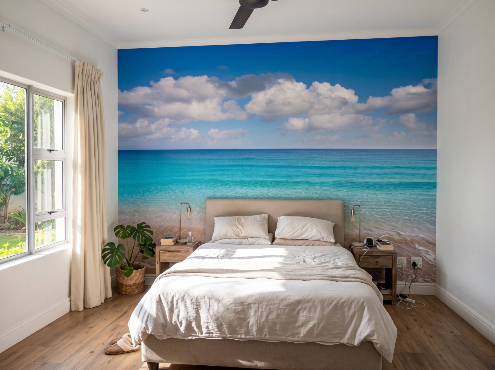 Mural Sandy Shores 1 Wallpaper and Wall Murals South Africa Mural Sandy Shores shown in a living room