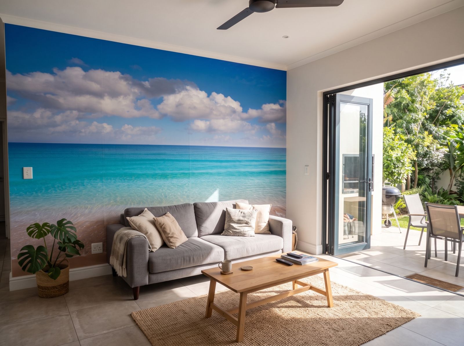 Mural Sandy Shores 3 Wallpaper and Wall Murals South Africa Mural Sandy Shores shown in a bedroom