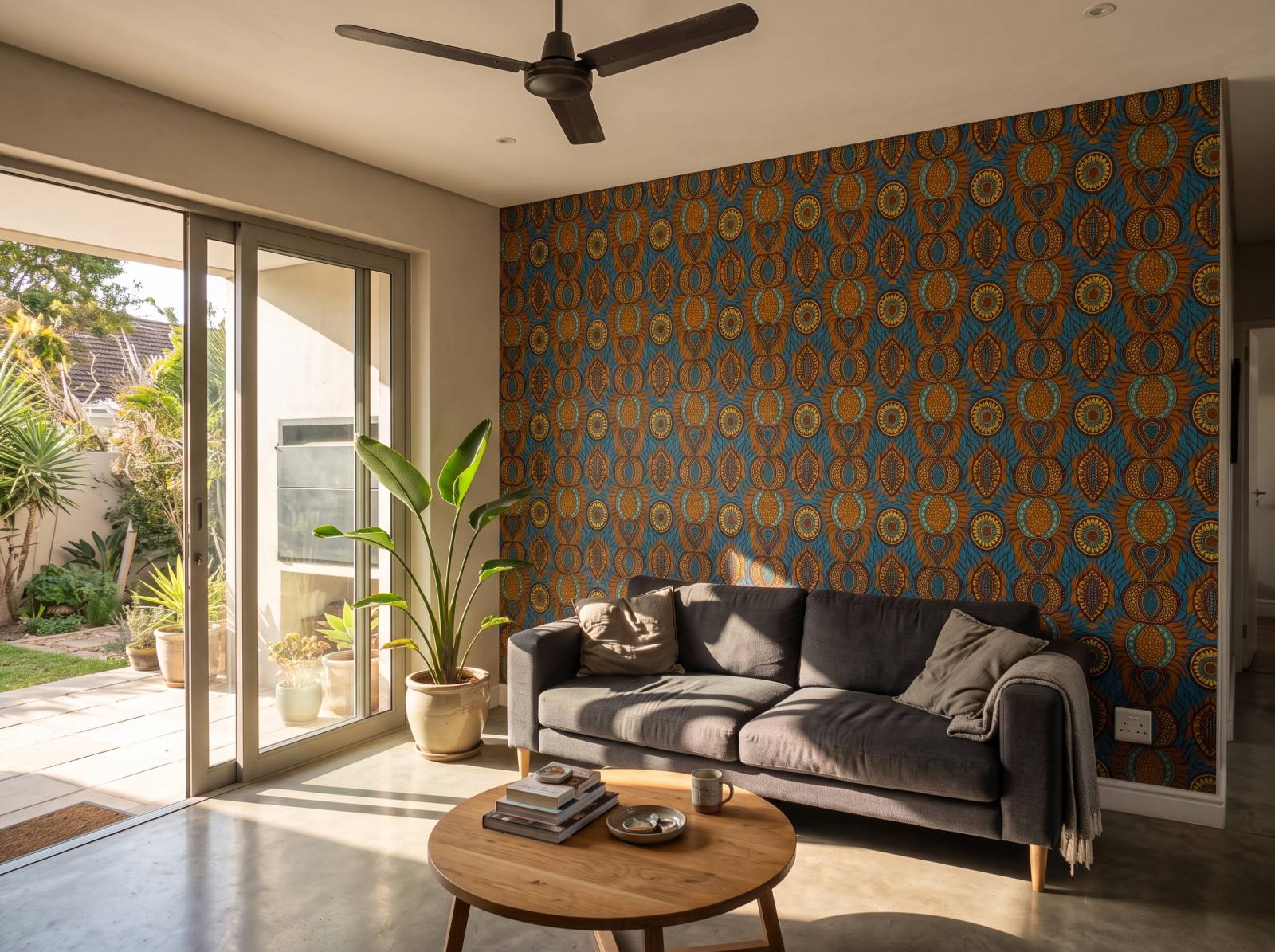 Logos Wallpaper 1 Wallpaper and Wall Murals South Africa Logos Wallpaper shown in a living room
