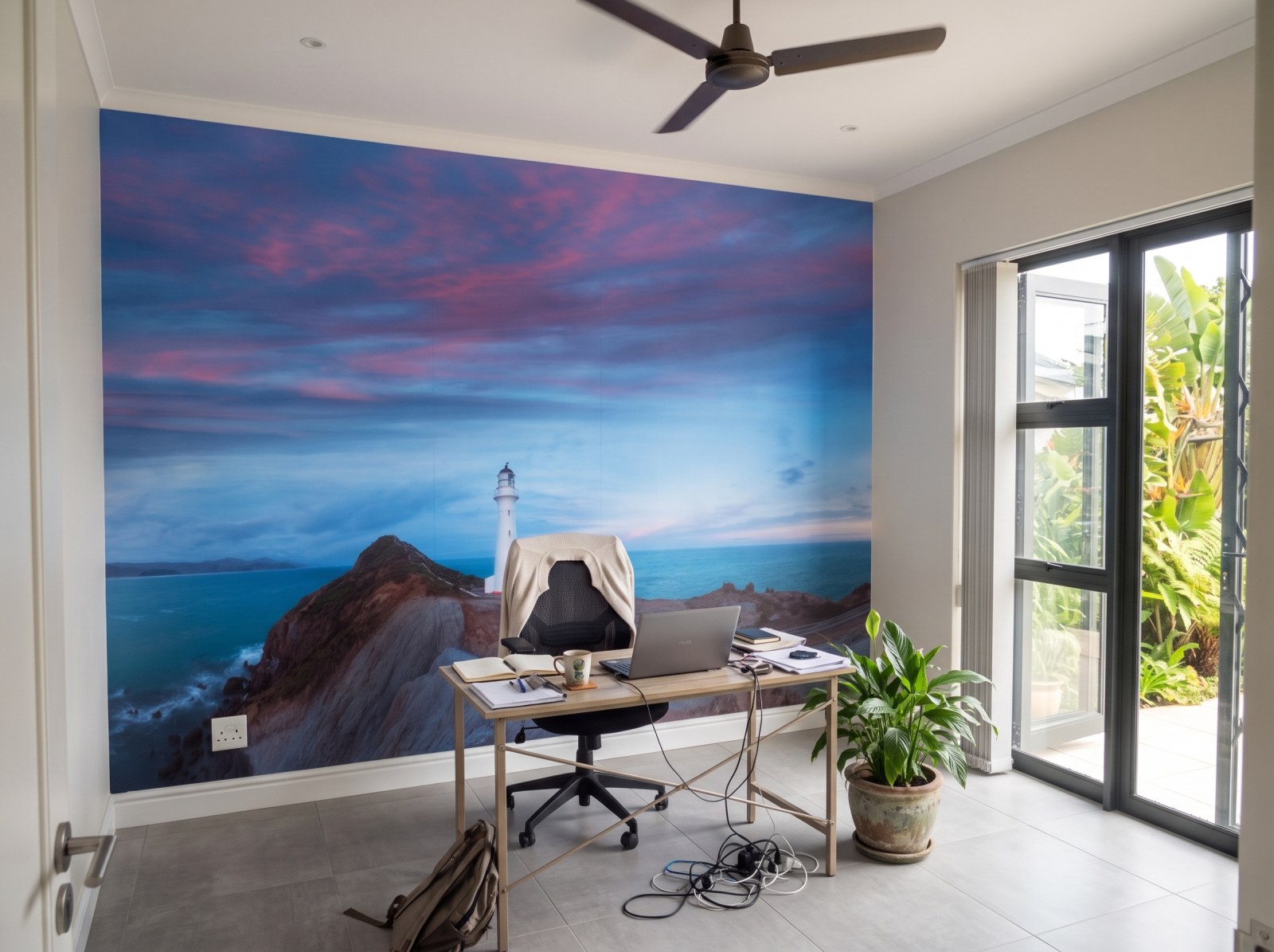 Mural Lighthouse 3 Wallpaper and Wall Murals South Africa Mural Lighthouse shown in a bedroom