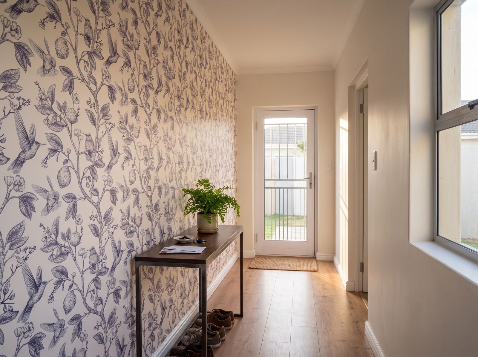 Sugar Lemon Wallpaper 3 Wallpaper and Wall Murals South Africa Sugar Lemon Wallpaper shown in a hallway