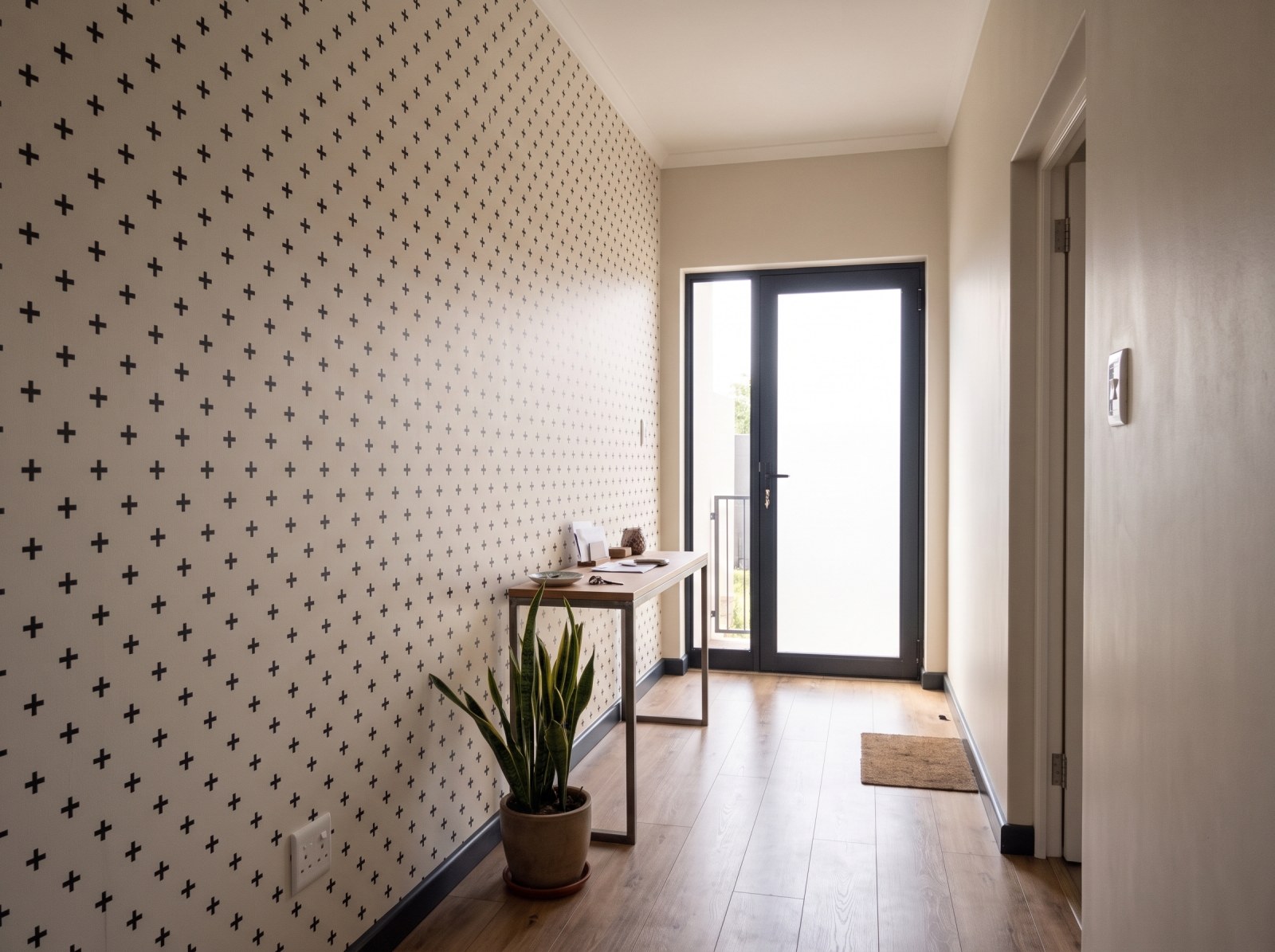 Positive Plus Wallpaper 3 Wallpaper and Wall Murals South Africa Positive Plus Wallpaper shown in a hallway