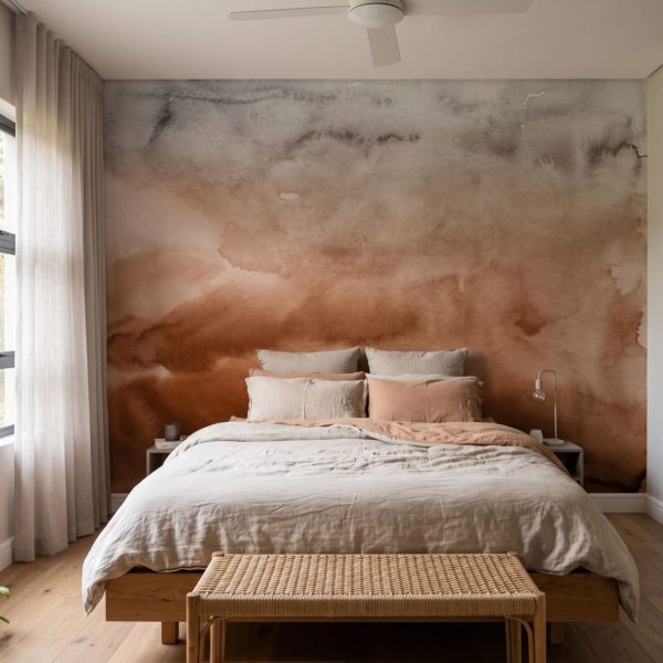 Mural Mocha Mirage Ombre