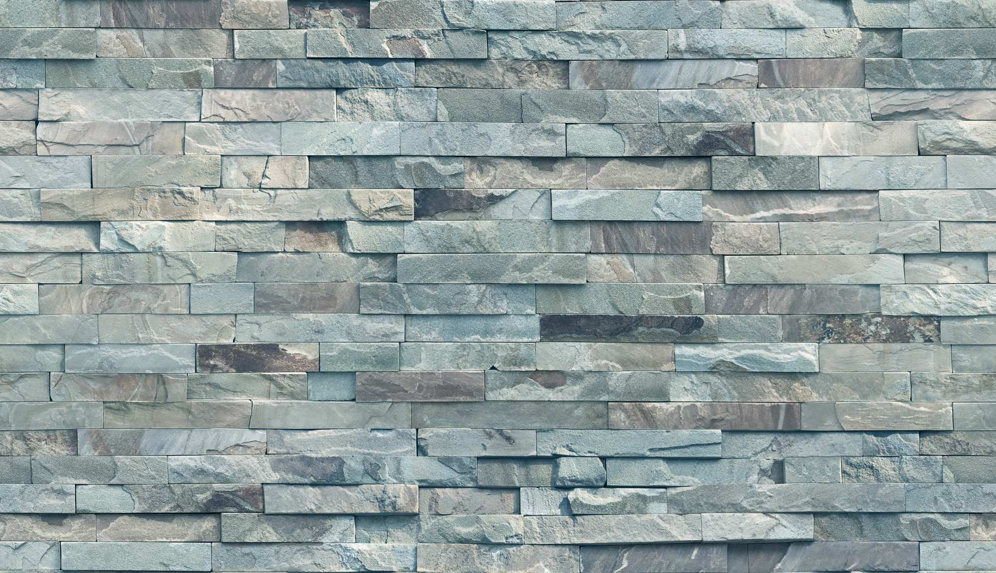 Mural Cerulean Cladding 2 Wallpaper and Wall Murals South Africa Mural Cerulean Cladding, stacked stone cladding in grey and blue mural - WallpaperOnline