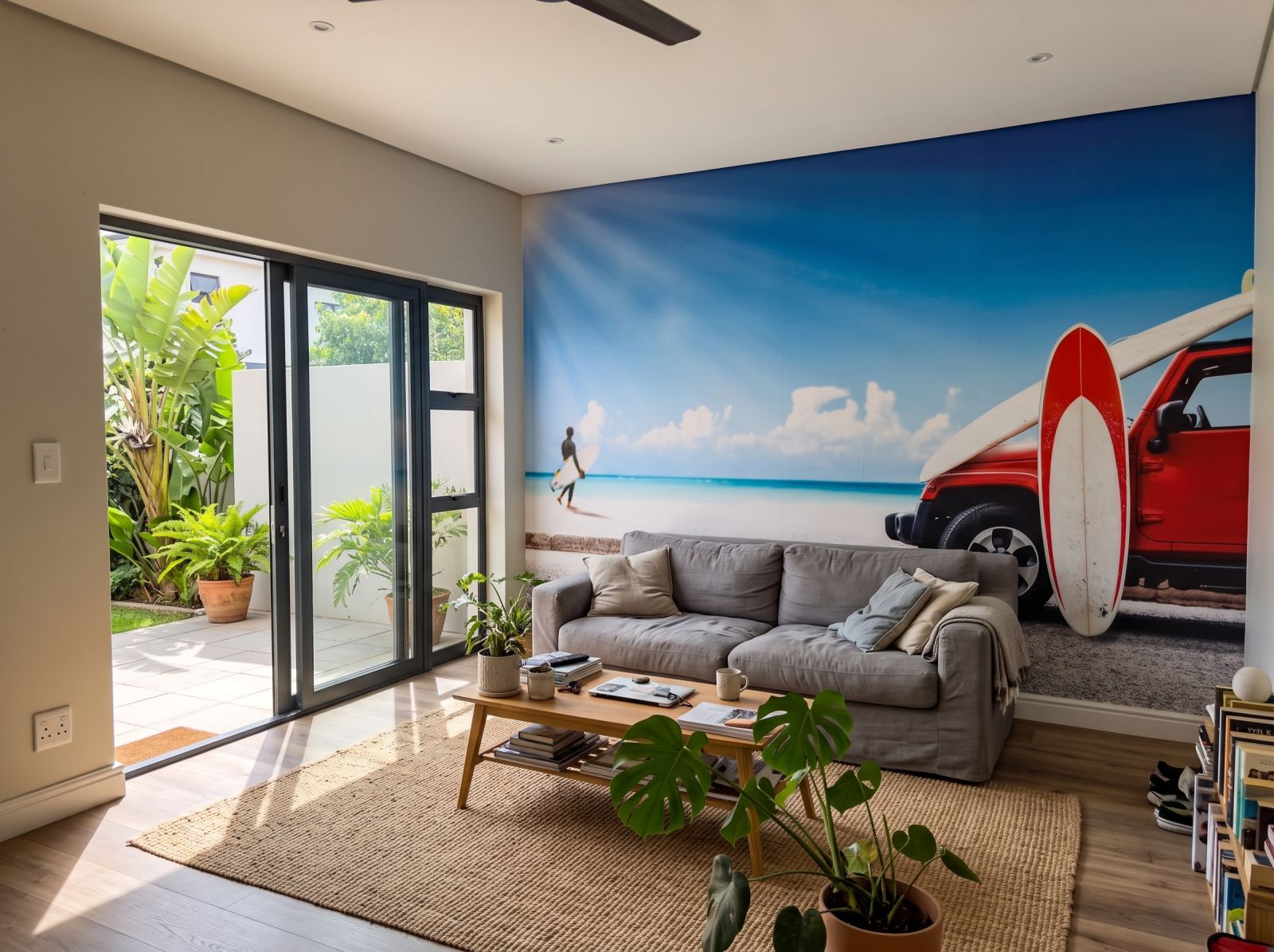 Mural Elemental Rayle 1 Wallpaper and Wall Murals South Africa Mural Elemental Rayle shown in a living room