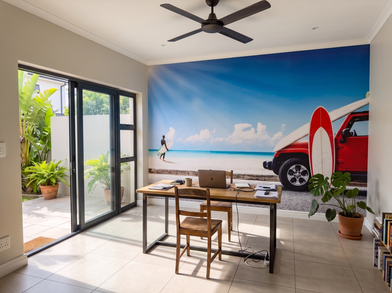 Mural Elemental Rayle 3 Wallpaper and Wall Murals South Africa Mural Elemental Rayle shown in a bedroom