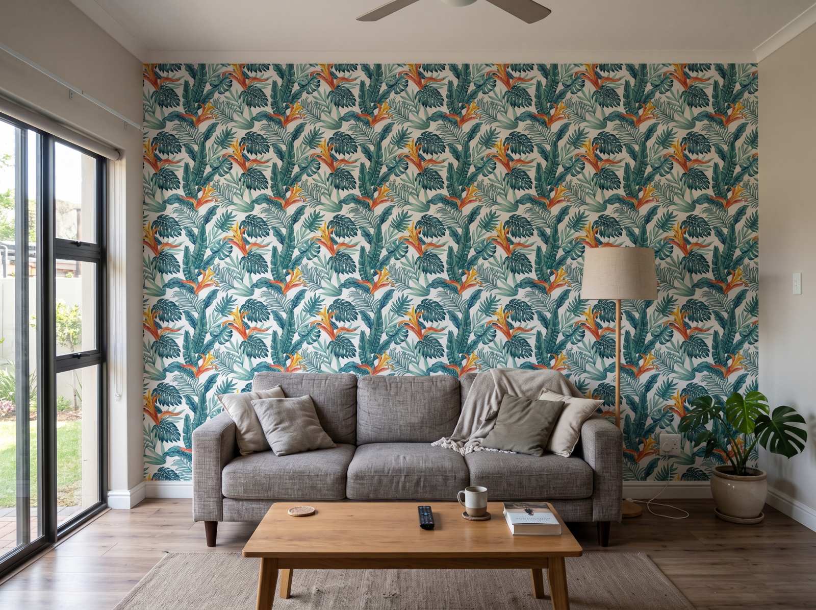 Deliciosa Designer Wallpaper 1 Wallpaper and Wall Murals South Africa Deliciosa Designer Wallpaper shown in a living room