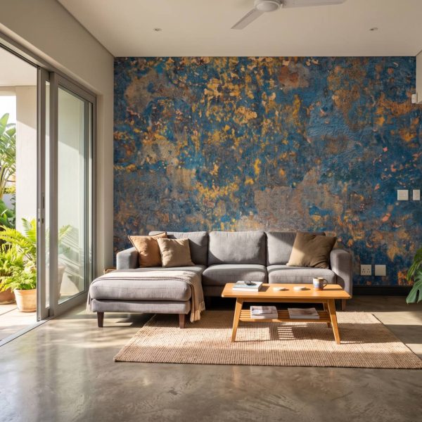 Mural Cobalt Rust
