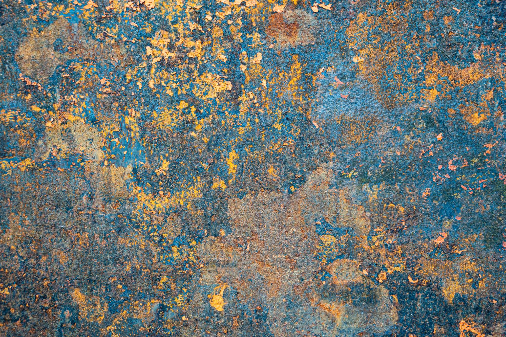 Mural Cobalt Rust 2 Wallpaper and Wall Murals South Africa Mural Cobalt Rust, weathered metal texture in cobalt blue and rust orange mural - WallpaperOnline