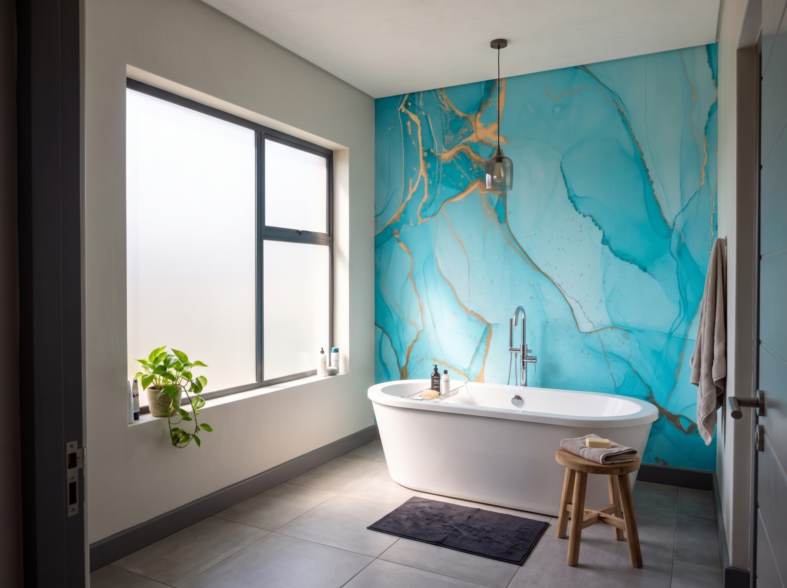 Mural Onda Zaul 3 Wallpaper and Wall Murals South Africa Mural Onda Zaul shown in a bedroom